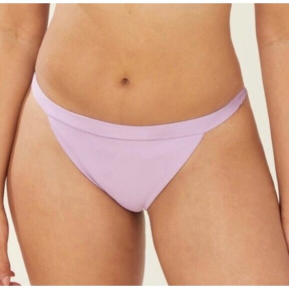 Andie Swim The Calcos Bikini Bottom Lilac Medium New Soft Stretchy Fit - Picture 1 of 9